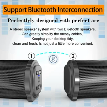 2024 Soundbar Sound Wireless Bluetooth Car Computer Speaker Stereo Tv Home Theater Sombar For 3.5mm Output PC 4
