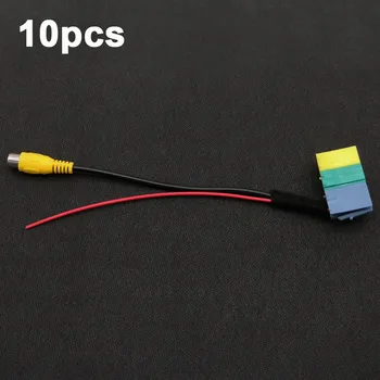 

YIFOUM 10pcs Original Video Input Switch Reverse Camera RCA Adapter Cable For Skoda Fabia NW202 2016 2017 with 7-inch Screen