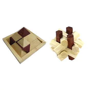 

Luban Lock Wooden Puzzles Chinese Interlock Luban Lock Brain Teaser For Kids Adult Toy Intelligent Toy