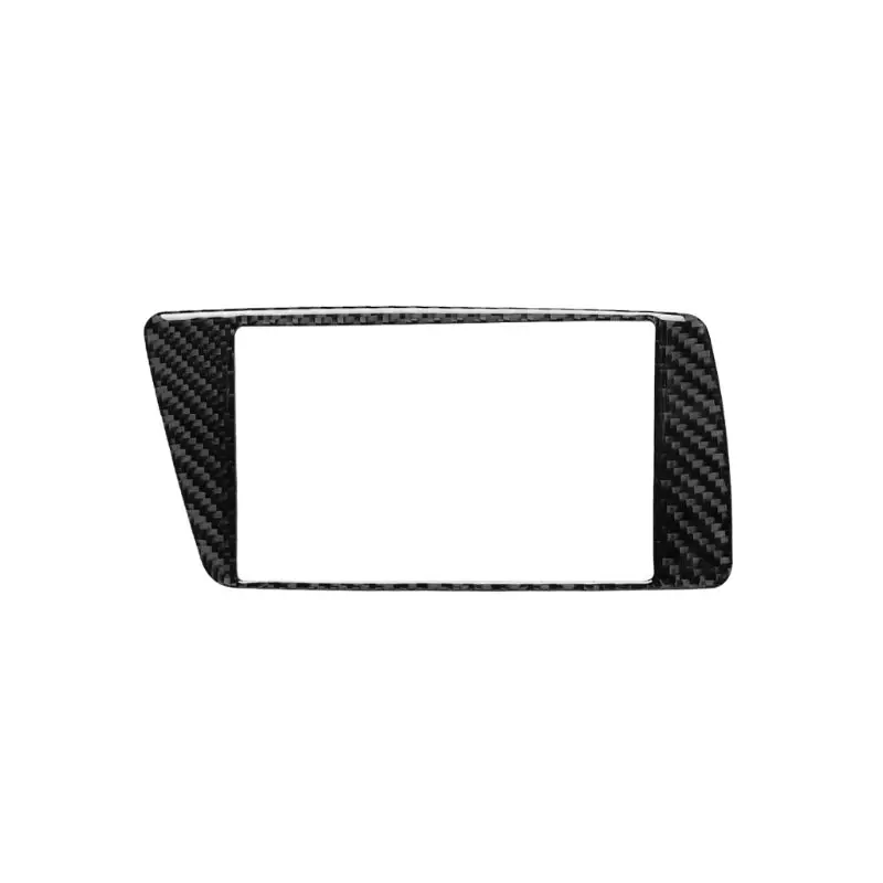 Интерьер углеродного волокна автомобиля Кондиционер панель отделка наклейки для audi - Название цвета: black-1