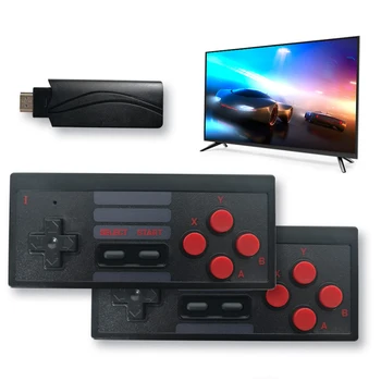

4K HDMI Video Game Console Built in 628 Classic Games Mini Retro Console Wireless Handheld Controller HDMI Output Dual Players