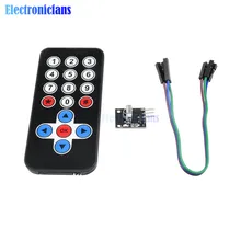 1Set Infrarot Fernbedienung Modul Drahtlose IR Empfänger Modul DIY Kit HX1838 für Arduino Raspberry Pi
