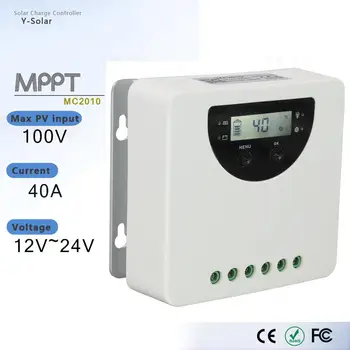 

MPPT 20A MC2010 12V24V Auto Solar Charge Controller for Liquid, GEL, AGM, Lithium batteries solar PV regulator Charger New