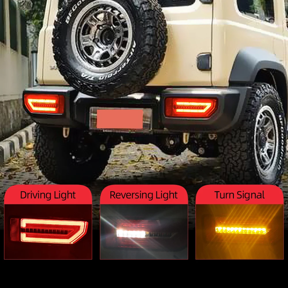Автомобильная проблесковая 2 шт. светодиодный задний фонарь для Suzuki JIMNY jimny 2019 2020