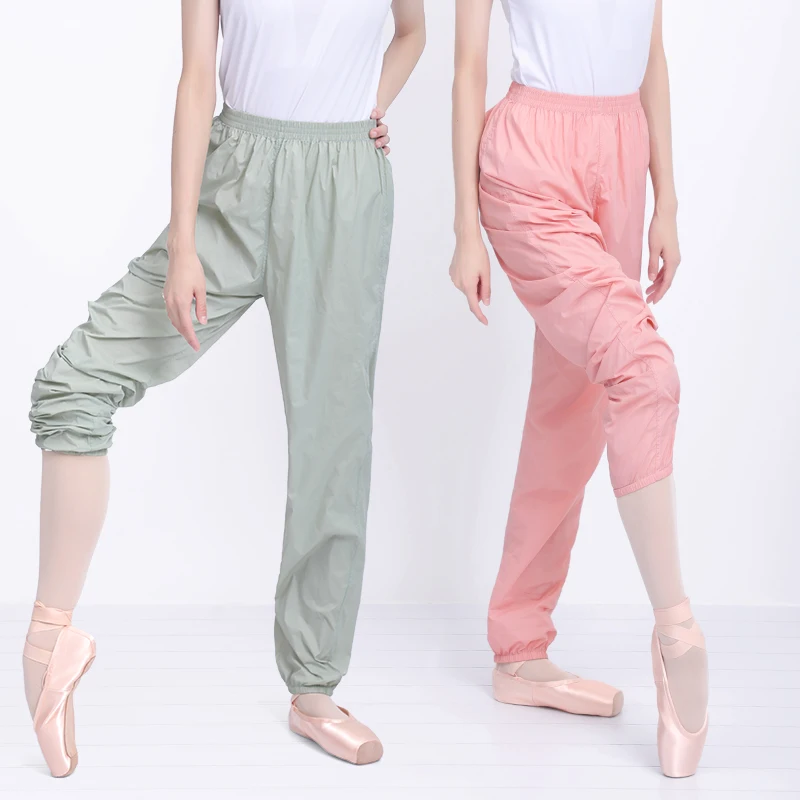 Women Ballet Dance Pants Elastic Waist Baggy Sport Sweat Pants Girls Adult Cycling Jogging Trousers Hip Hop Tracksuit Pants