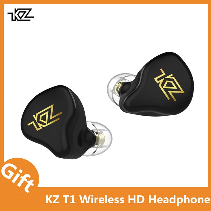 

KZ T1 TWS Wireless Touch Control Bluetooth 5.0 Earphone Hybrid HIFI Earbuds Earphones Noise Cancelling Handsfree HD Headphones