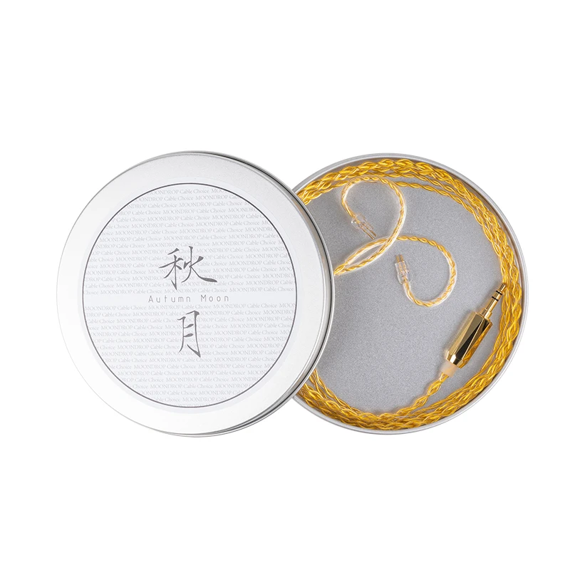 MOONDROP Autumn Moon Gold Plated OCC Copper Professional