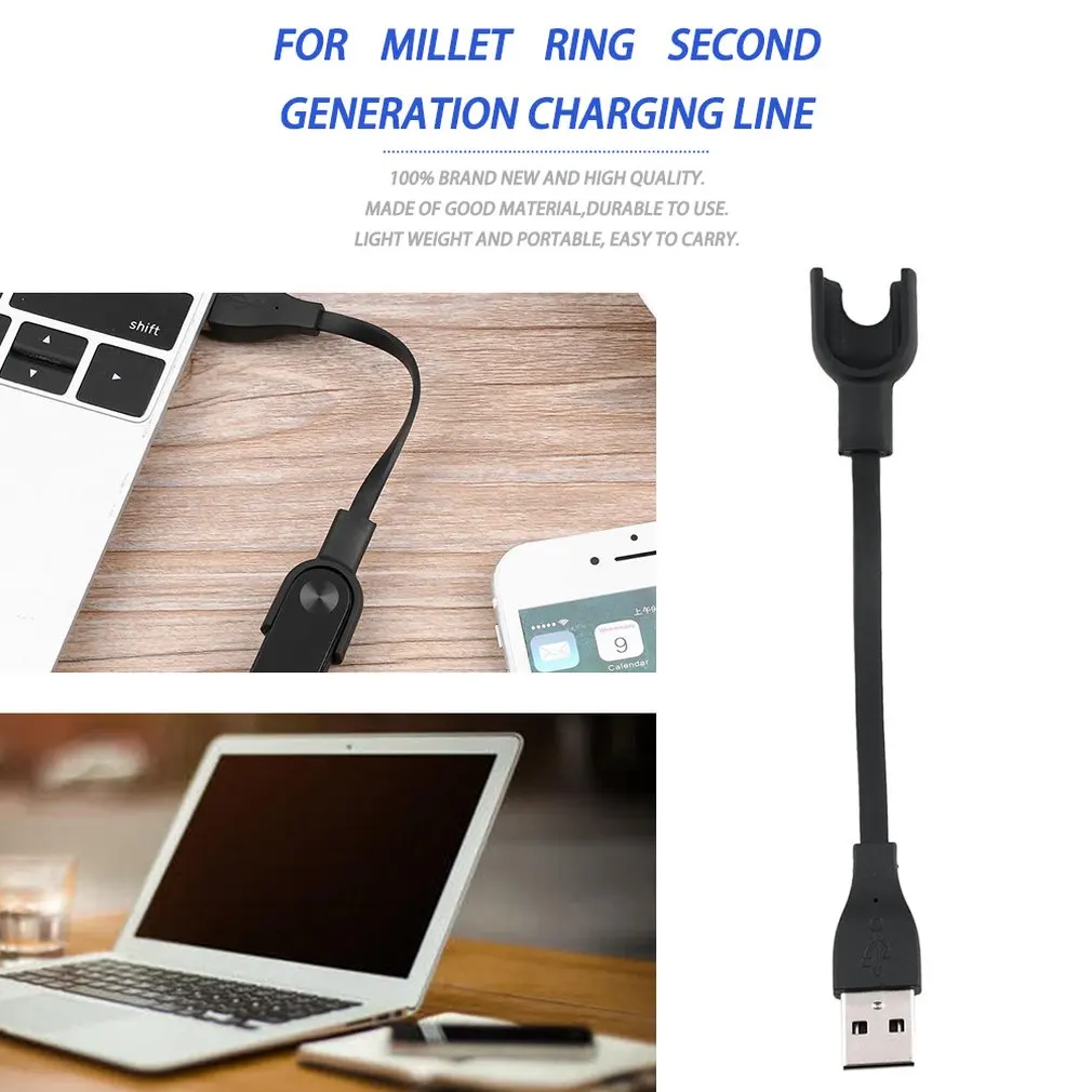High Quality Portable TPU Smart Bracelet USB Charger Cable Black wearable devices 13cm 5V For xiaomi mi band 2 /mi band 2 High Quality Portable TPU Smart Bracelet USB Charger Cable Black wearable devices 13cm 5V For xiaomi mi band 2 /mi band 2