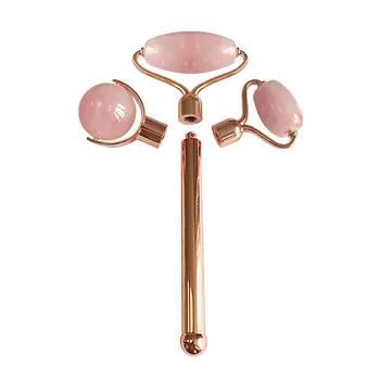 

Women Anti Ageing Firming Skin Care Face Massager Jade Roller Home Tool Slimming Tightening Wrinkle Removal Lifting Handled