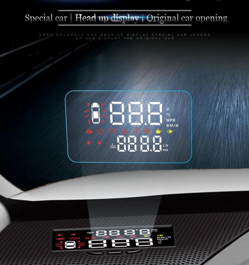 Liandlee для Toyota RAV4 2013~ безопасный экран для вождения полная функция OBD автомобиля HUD Дисплей проектор лобовое стекло