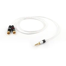 Preffair HIFI 4 4mm to 2 RCA Audio Cable WM1A 1Z PHA 1A 2A Z1R 4 4mm Upgrade Cable