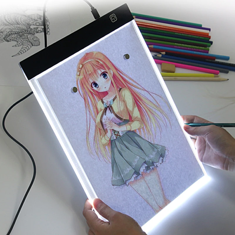 A4 A5 LED Drawing Tablet Digital Graphics Pad USB LED Light Box Copy Board  Electronic Art Graphic Painting Writing Table