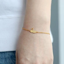 Милые изысканные стильные браслеты-лебеди для женщин, 3 цвета, очаровательные браслеты и браслеты BFF, ювелирные изделия, браслеты, свадебный подарок