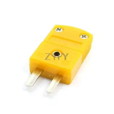 

37mm x 17mm x 8mm Orange Casing K Type Thermocouple Plug Adapter