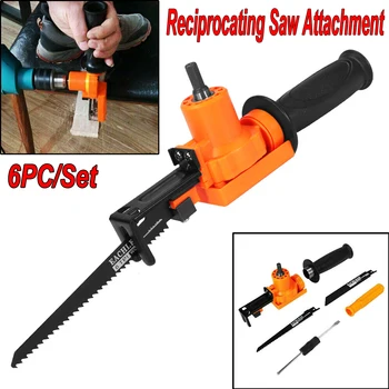 

For Electric Drill Wood Metal Cutting Reciprocating Saw Jig Attachment Adapter