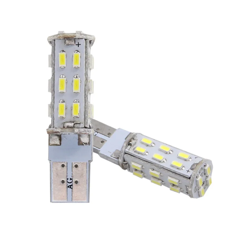 

Car LED Bulb T10 3014 28SMD License Plate Light Width Lamp High-temperature Resistant Circuit Board Feet 28 Lamp