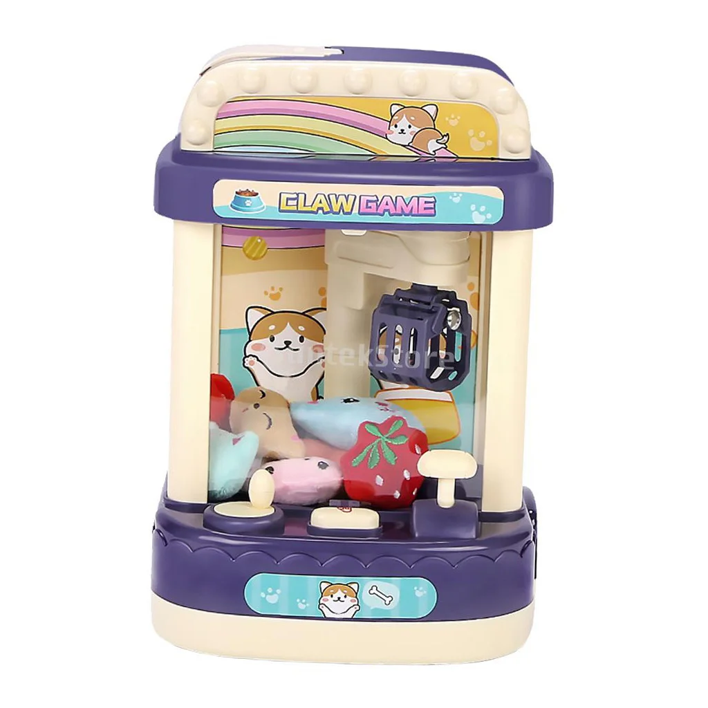 Mini Candy Claw Machine -Electronic Tabletop Arcade Game with LED Lights Sounds