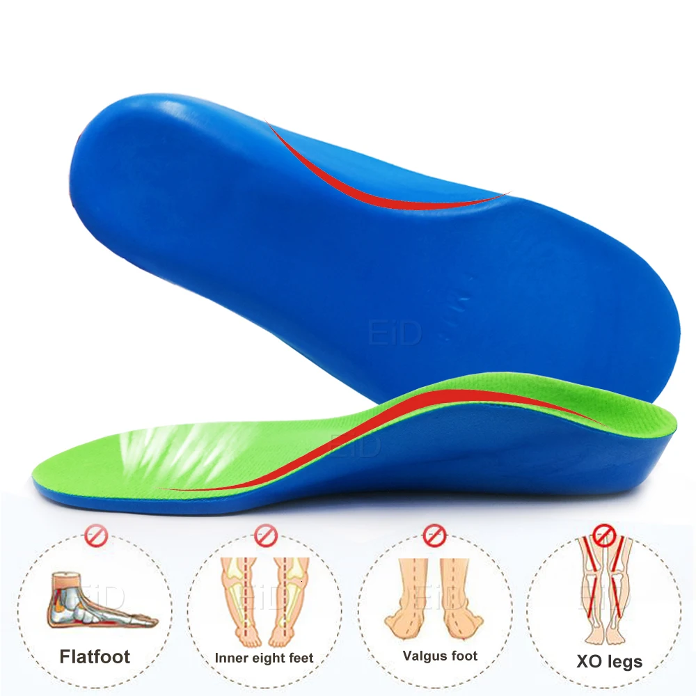 EiD 3D ортопедические стельки плоские ножки для детей и детей стелька для поддержки свода для XO-Legs детская ортопедическая обувь Уход за ногами вставка