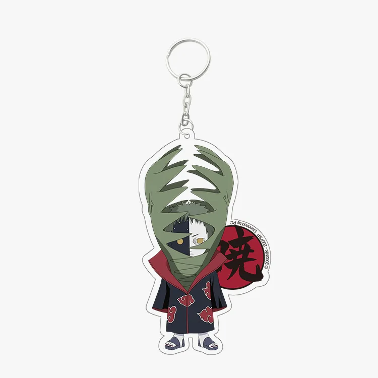 Anime NARUTO Akatsuki Uchiha Itachi Cosplay Props Pein Pain Sasori Konan Deidara Kisame Kids Adult PVC Keychain Pendant Toy New