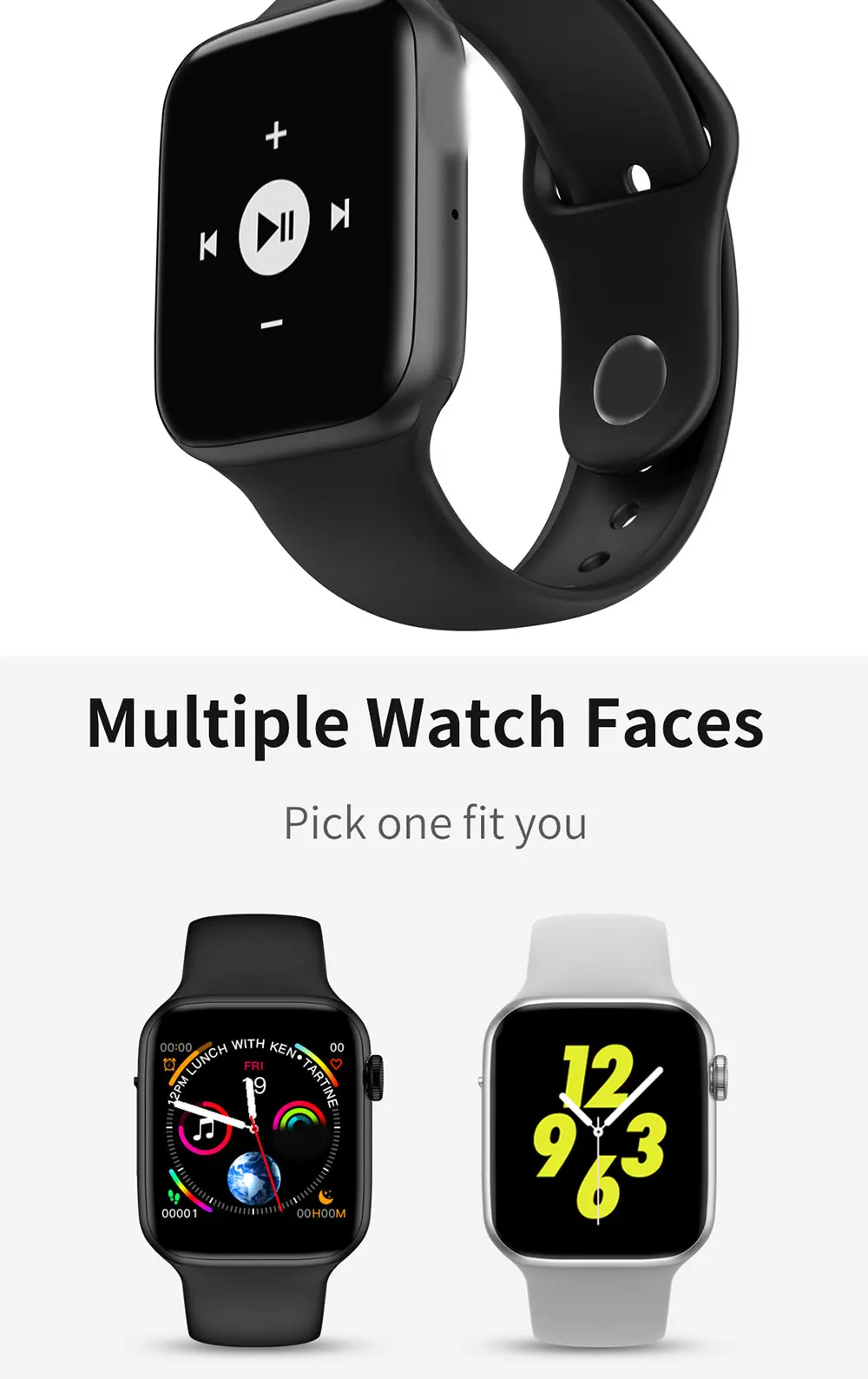 Смарт-часы серии 4 для мужчин и женщин iwo 8 lite iwo 10 монитор сердечного ритма напоминание о звонке для Android, Apple PK P68 a1 Smartwatch