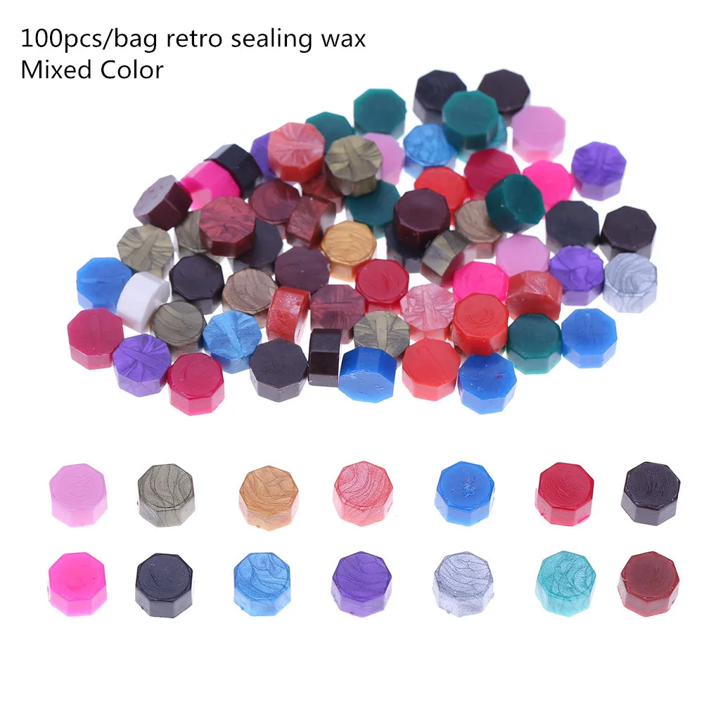 A wax bead Ретро уплотнение воск штамп металлический воск палочка уплотнение воск DIY Скрапбукинг ручка для штампа DIY Инструменты Печи Горшок ремесло свадебный подарок - Цвет: A wax bead