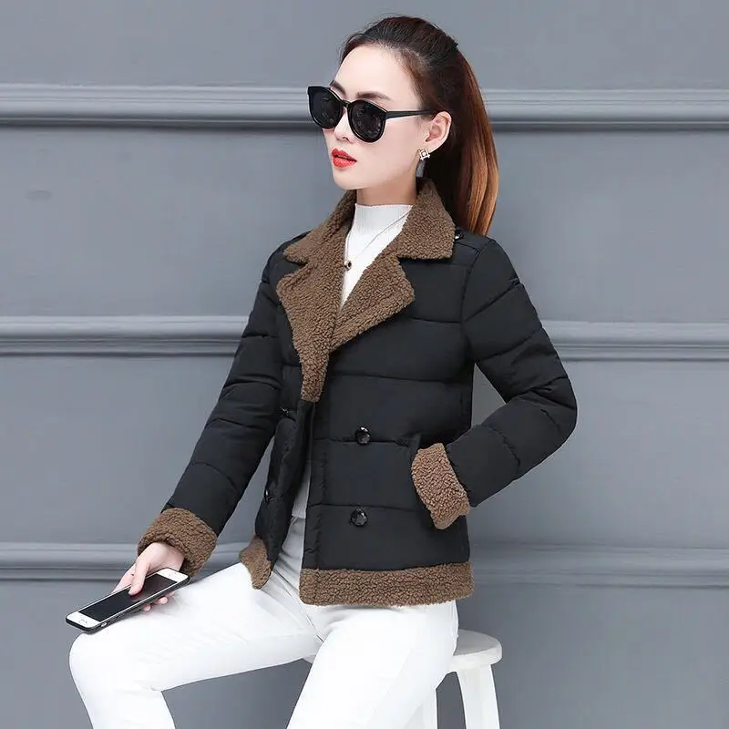 Female Padded Jacket 2023 Women New Short Down Down Padded Jacket Women's Winter Coat Tide Winter All-match Small Padded Jacket