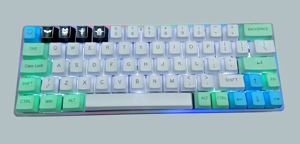 XD60 XD64 механическая клавиатура DIY светодиоды подсветка под свечением RGB Деревянный чехол пластиковый чехол поддержка TKG и QMK программы