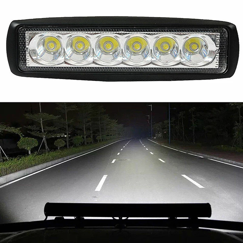 1 шт. 18 Вт DRL Светодиодный точечный светильник рабочий 6000k светодиодный Подсветка s