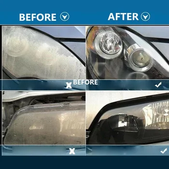 

Factory Direct Selling Hot Inventory Car Headlight Lens Restoration Kit Atomizer Spray Cup+2*Lid+50ml Refurbish Fluid