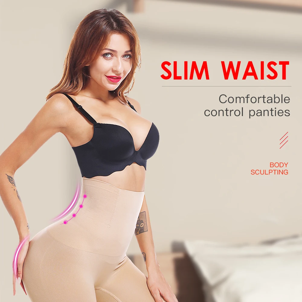 Butt Lifter Seamless Waist Trainer Body Shaper Shapewear Women High Tummy Control Pants Belly Slimming Push Up Underwear Pants best body shaper