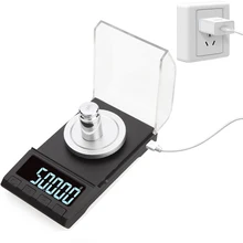 Точные Электронные весы 0 001 г 100 г/50 г/20 цифровые для взвешивания