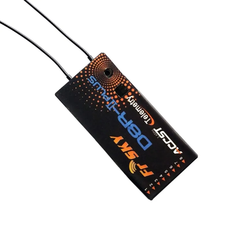 FrSky D8R-II плюс FrSky D8R двухсторонний 2,4G 8 канальный приемник D8R-II плюс со встроенной антенной FrSky DJT для модели RC