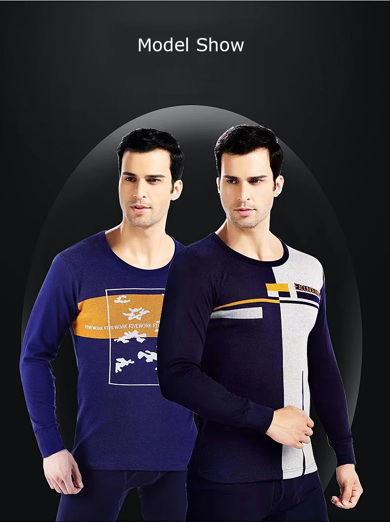 Fashion Men's Thermal Underwear Sets Of Thermal Underwear Cotton