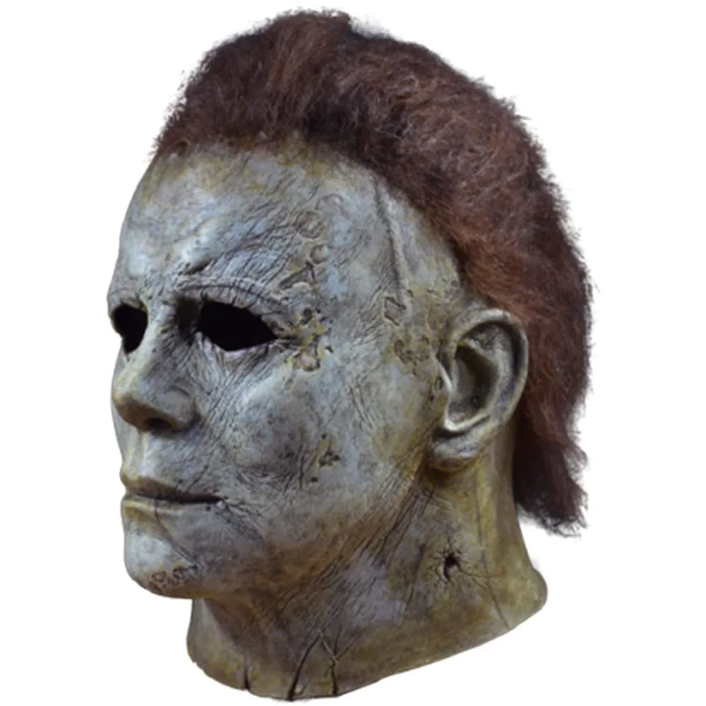 Halloween 1978 Michael Myers Mask Horror Cosplay Costume Latex Masks  Halloween Props for Adult White High Quality - AliExpress