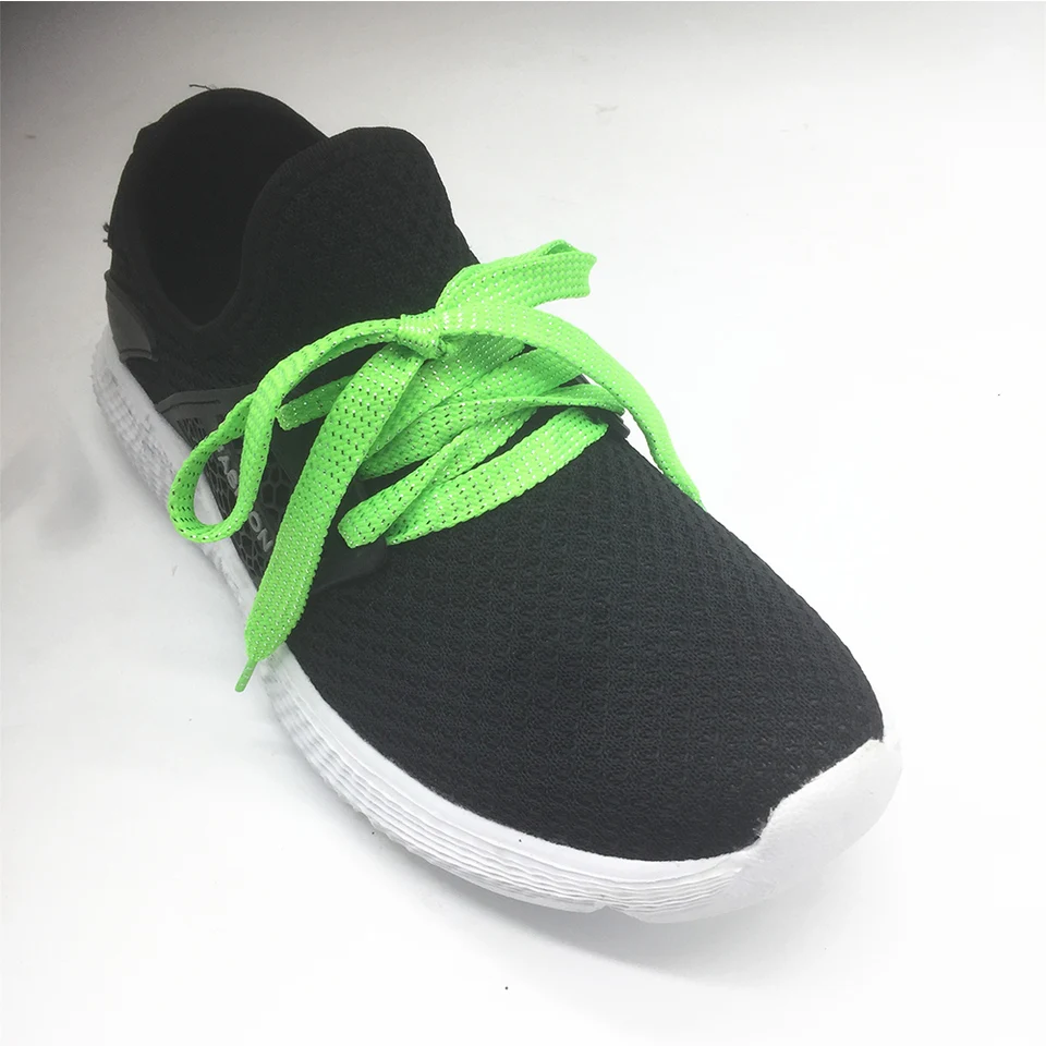 neon green shoelaces