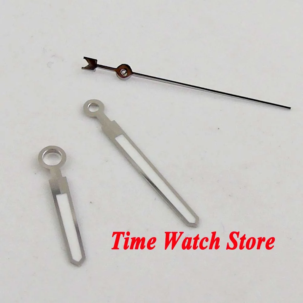 Серебряные часы светящиеся руки подходят для mingzhu DG 2813 MIYOTA 8205 8215 821A H34A | Наручные