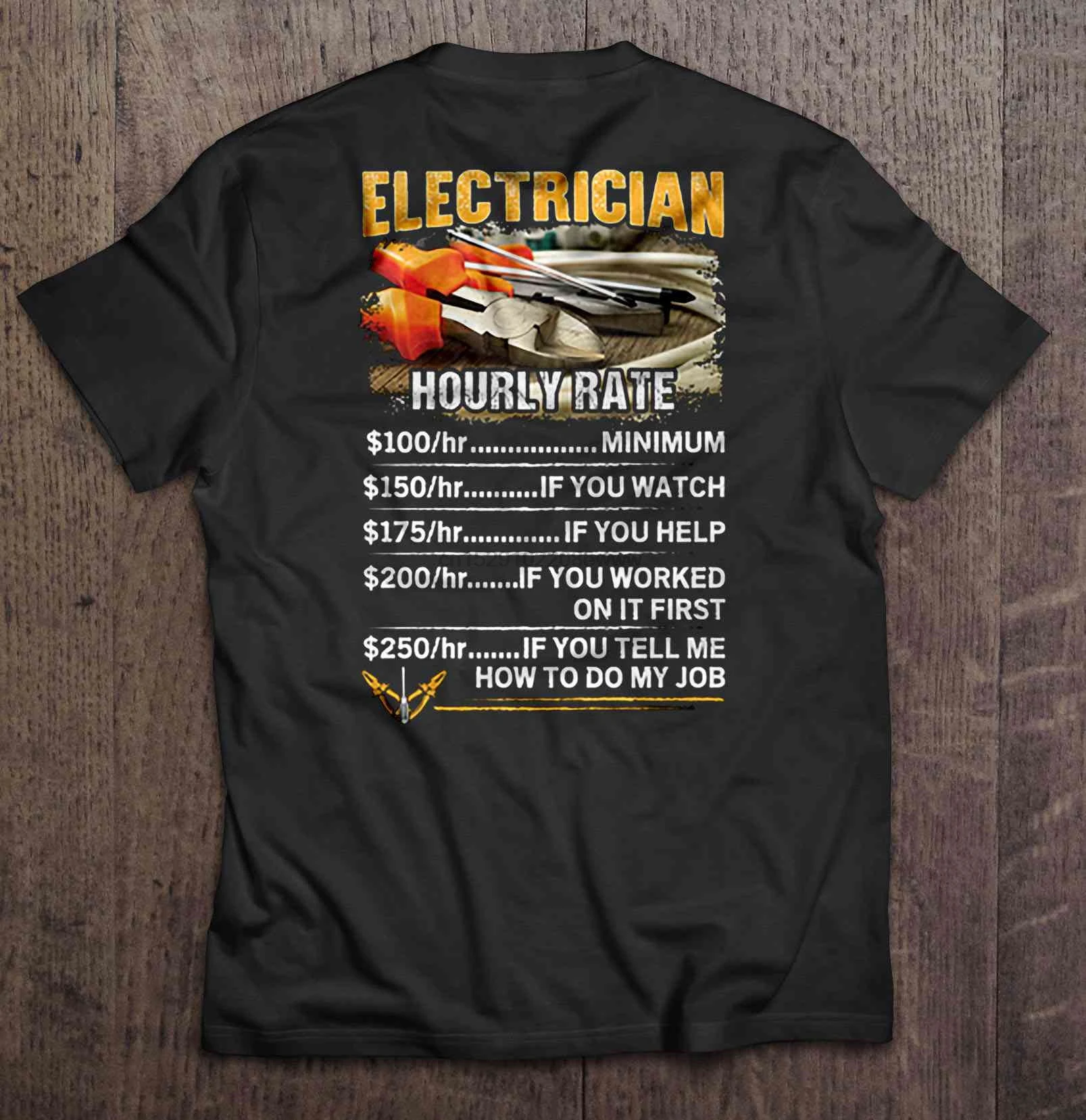 Мужская футболка электрика почасовая ставка Version2 женская | одежда