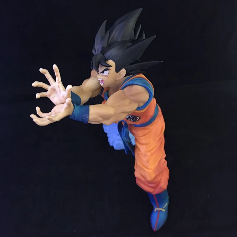 Аниме «Жемчуг дракона» супер сайян, «Жемчуг дракона черные волосы Son Goku kamehameha GK статуя фигурка из ПВХ, Коллекционная модель, M2734
