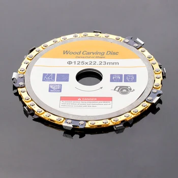 

Wood Carving Cutting Disc Carpentry Chain Grinder Saw Discs Tool 125mm / 115mm10000-13000 Rpm For Woodworking