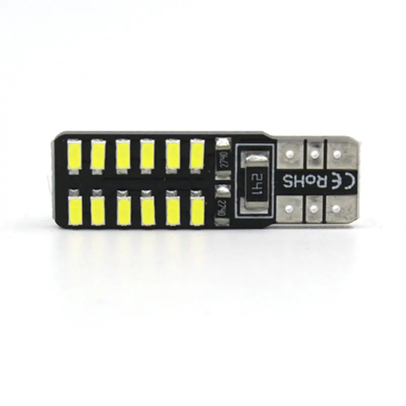 1 шт. T10 W5W 3014 24 светодиодный SMD светодиодный светильник, лампа для автомобиля, автомобильные аксессуары, широкий светильник для чтения, габаритный светильник