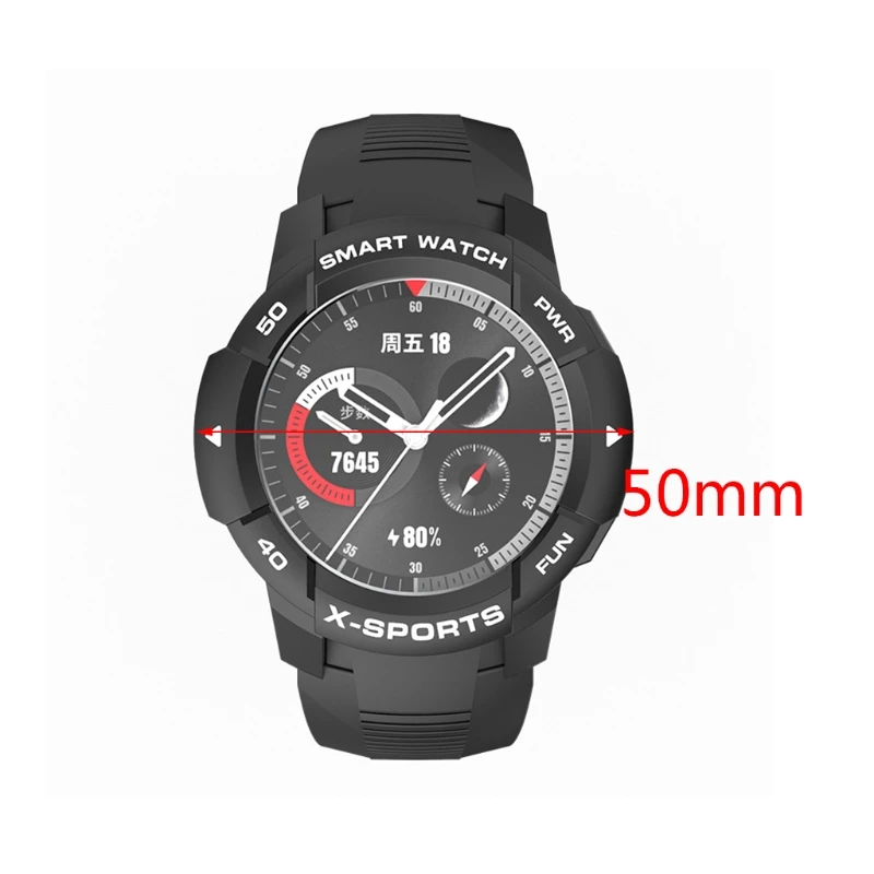Anti-scratch TPU Watch Cover Case Protector Bumper Frame Shell for HONOR GS Pro Watch Case Smart Accessories 1 PC smart watch case