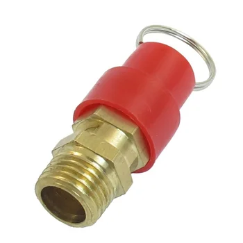 

Pressure relief valve 1/4 Zoll PT air compression valve red + gold