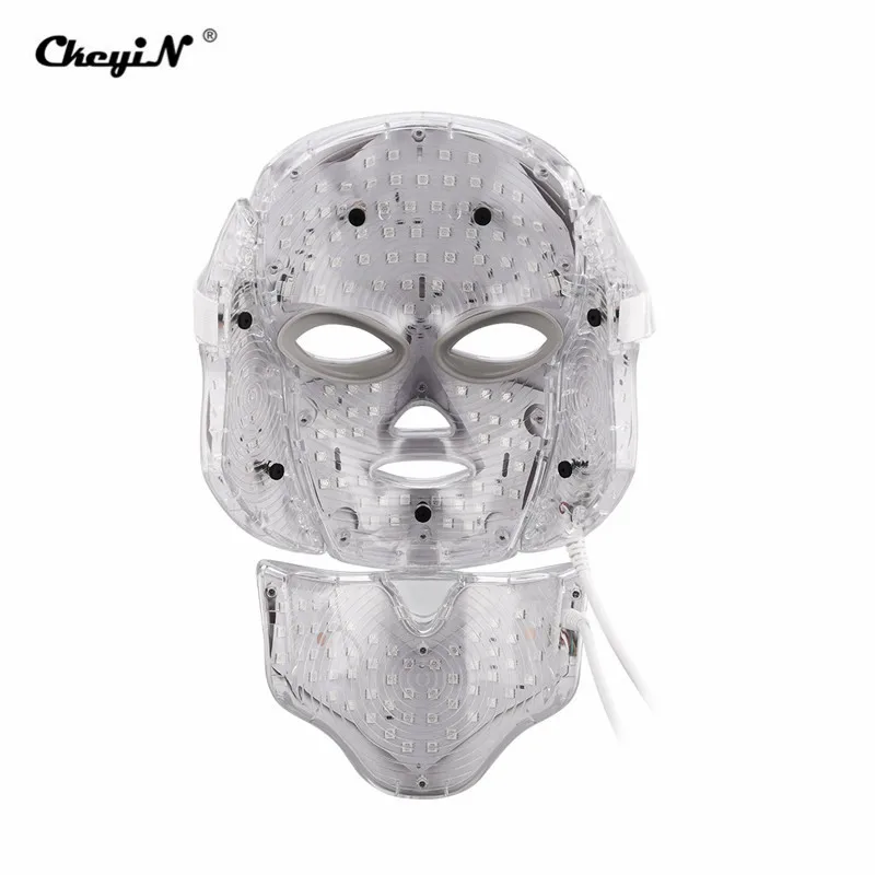 7 видов цветов световая фотонная электрическая светодиодная маска для лица