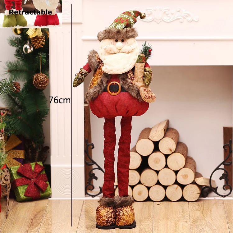 santa claus 142 Рождественский Декор большие куклы рождественские украшения для дома красные фигурки игрушки новогодний фестиваль День рождения свадебный подарок Navidad - Цвет: santa claus 142