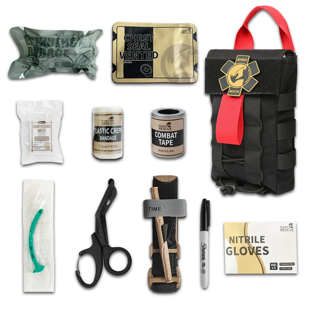 Rhino IFAK Medical Pouch First Aid Kit Survival outdoor emergency kit for Camping Medical Kit