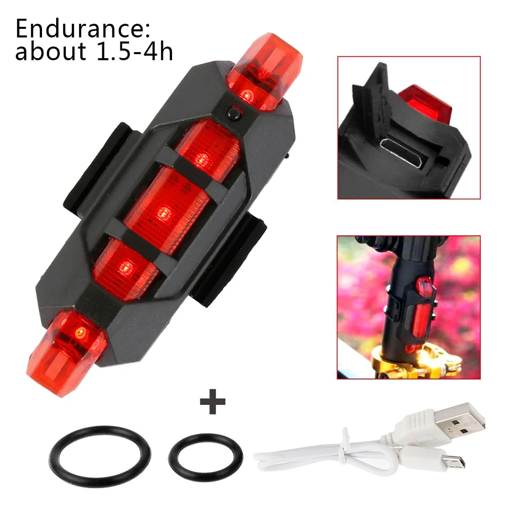 Waterproof Bicycle Front Back Light Set Tail light Road MTB Mountain Bike Rear Light Lamp Cycling Lantern Flashlight