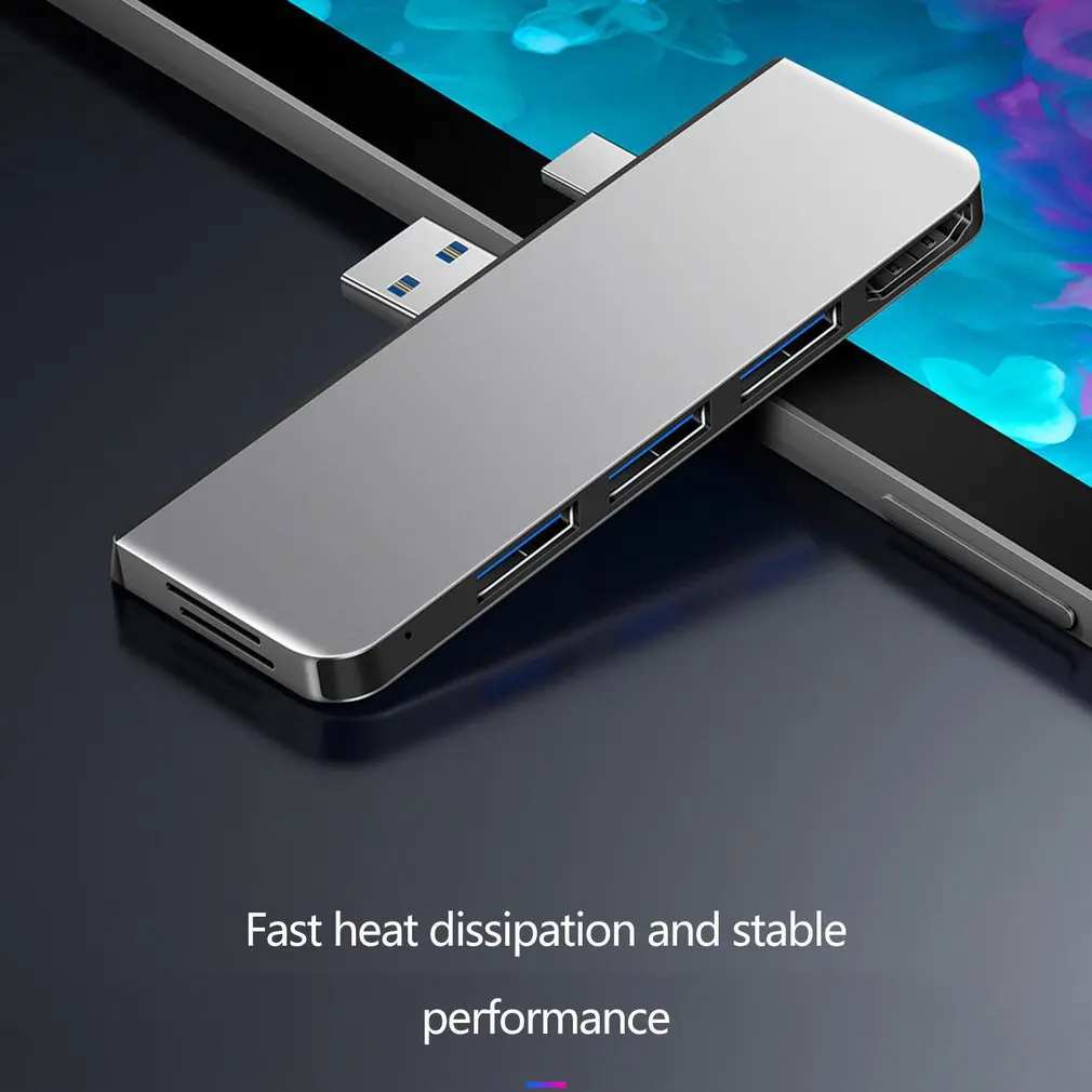 Usb3.0 конвертер планшет для microsoft Pro док-станция для Surface Go Выделенные расширения док-станции аксессуары 4K