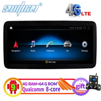 

SWITNAV 4GB+64GB Qualcomm Android 10.0 CAR DVD Player For benz GLA CLA A Class W176 A160 car multimedia car audio gps 4G