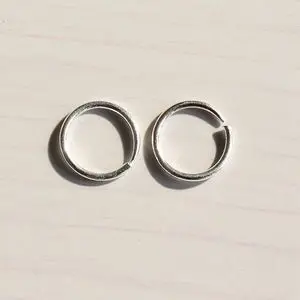 1 Pair Fashion Jewelry Unique Small Thin Endless Earrings 10mm Multi-purpose Round Nose Lips Ring Women