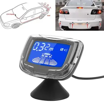

Vehemo 6 Sensors Auto Reverse Radar Backup Parking Radar Distance Display Monitor for Alarm System Car Reverse Radar Smart